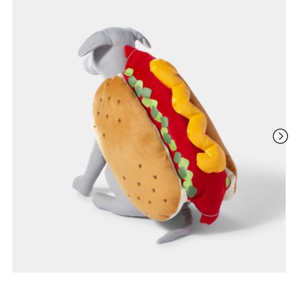Hotdog Pet Costume Size Small